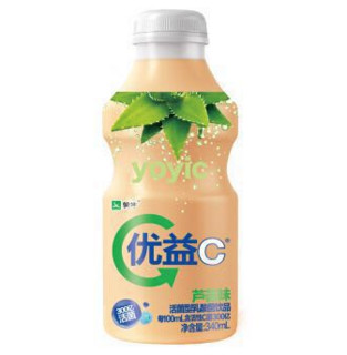 蒙牛 优益C 活菌型乳酸菌乳饮品 芦荟味 340ml