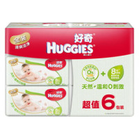 HUGGIES 好奇 金装 婴儿湿巾 80片 6包 *11件