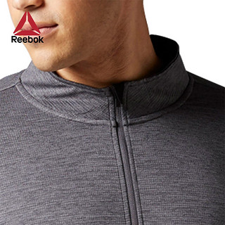 Reebok 锐步 OSR LS 1/2 ZIP AX9353 男士运动卫衣 灰色 L 