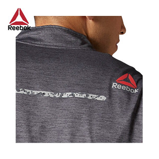 Reebok 锐步 OSR LS 1/2 ZIP AX9353 男士运动卫衣 灰色 L 