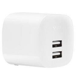 BULL 公牛 GN-U1120 双USB防过充手机充电器 *2件