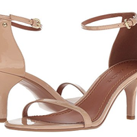 COACH 蔻驰 Heeled Sandal 女士真皮一字带凉鞋