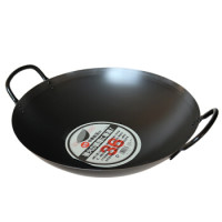 PEARL LIFE 珍珠生活 H-8987 双耳高纯铁锅 36cm