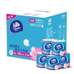 Vinda 维达 超韧 卷纸 4层180g*27卷 *3件