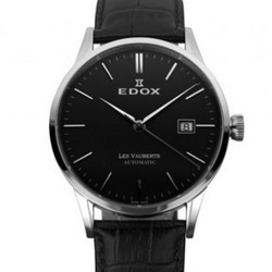 EDOX 依度 Les Vauberts系列 80081-3-NIN 男款机械表