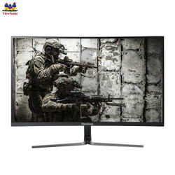 ViewSonic 优派 VX2758-2KC-PRO 27英寸 VA显示器（2K、1800R、144Hz、FreeSync）