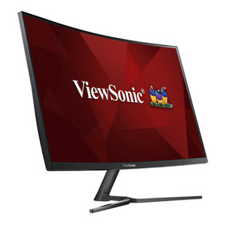 ViewSonic 优派 VX2758-2KC-PRO 27英寸 VA曲面电竞显示器（2560x1440、1800R、144Hz）
