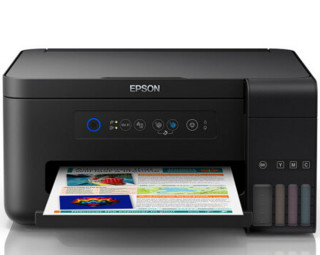 EPSON 爱普生 L4158 墨仓式彩色无线打印一体机