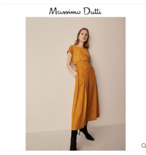 Massimo Dutti 06821717305 蕾丝镶边设计短袖 T 恤 