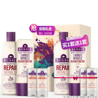 16日0点:aussie 袋鼠 强韧修护套装(洗发水300ml+发膜250ml+发膜75ml*2) *2件