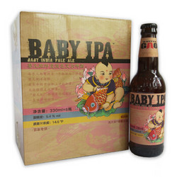 Baby Fat 婴儿肥 印度淡色艾尔精酿啤酒 330ml*6瓶 *2件 +凑单品