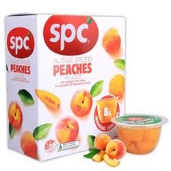 SPC 桃块果汁水果杯  120g*8杯