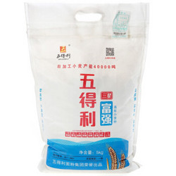 五得利 富强高筋小麦粉5kg *12件