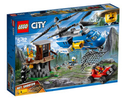 乐高 玩具 城市组 City 5岁-12岁 山地特警空中追捕 60173 积木LEGO
