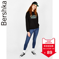 Bershka 巴适卡 01816111800 女士卫衣