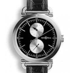 BELL & ROSS 柏莱士 Vintage WW2 Regulateur Officer BRWW2-REG-BS/SCR 男士机械腕表