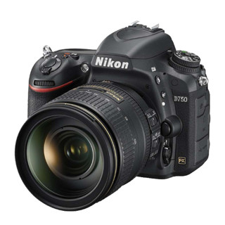 Nikon 尼康 D750 全画幅 数码单反相机 黑色 24-120mm F4G ED VR 变焦镜头 单镜头套机