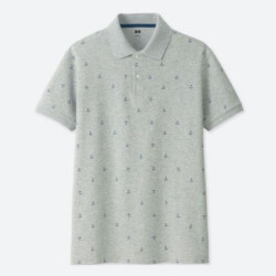 优衣库 UNIQLO 优衣库 408515 男士快干印花POLO衫