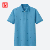 优衣库 UNIQLO 优衣库 408515 男士快干印花POLO衫