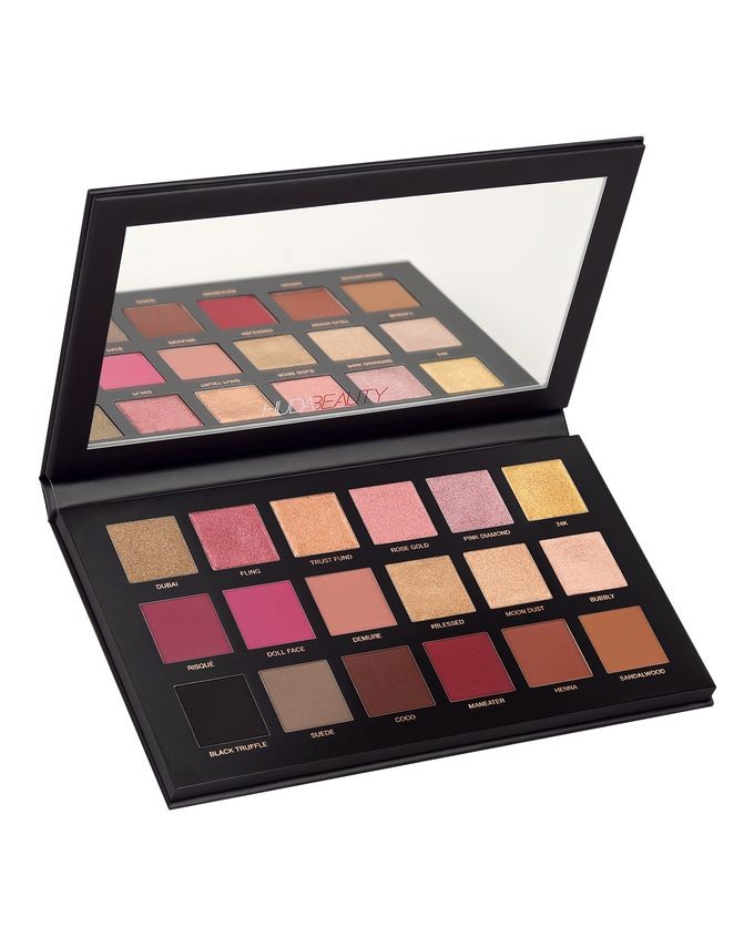 hudabeauty rose gold remastered 18色 玫瑰金眼影盘