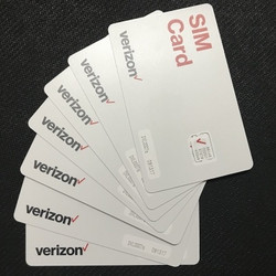 美国Verizon原生卡 4G无限流量上网电话卡（实测信号强于ATT和Tmobile）