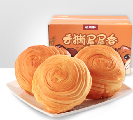 three squirrels 三只松鼠 手撕面包 1kg