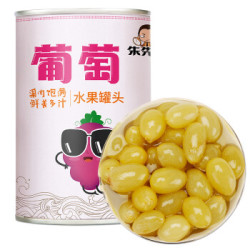 朱先森 糖水葡萄水果罐头 425g *2件