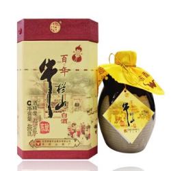 牛栏山 百年陈酿（三牛）42度 浓香型白酒 400ml *2件 +凑单品