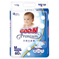 GOO.N 大王 天使系列 婴儿纸尿裤 M号 60片 *3件