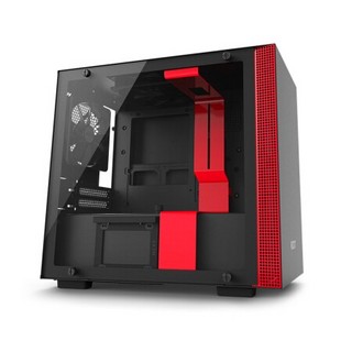 NZXT 恩杰 H200i 黑红  mini-ITX机箱