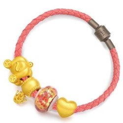 Chow Sang Sang 周生生 Charme Murano Glass 86034b 手链