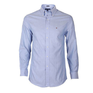 TOMMY HILFIGER 汤米·希尔费格 男士纯棉衬衫 24F0209 蓝色14.5