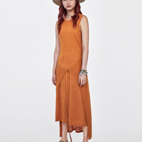 ZARA 09874009701 女士无袖针织连衣裙 