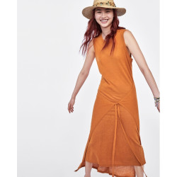 ZARA 09874009701 女士无袖针织连衣裙 