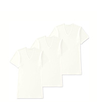 UNIQLO 优衣库 COTTON 404420 男款V领短袖T恤 3件装