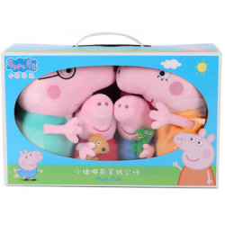 Peppa Pig 小猪佩奇 毛绒一家礼盒装 （小号）