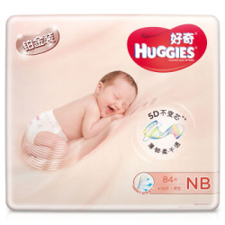 HUGGIES 好奇  铂金装 纸尿裤 NB84片   *7件