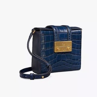 TORY BURCH 汤丽柏琦 JULIETTE EMBOSSED 女士鳄鱼纹斜挎包