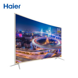 Haier 海尔 LQ55H71 55英寸 4K曲面液晶电视