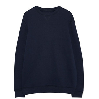 PULL&BEAR 09593514 男士基本款圆领卫衣 