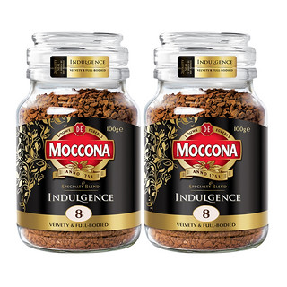 Moccona 摩可纳 Indulgence 咖啡馆系列 冻干速溶咖啡 100g*2瓶