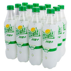 雪碧 Sprite 雪碧纤维+ 柠檬味零卡零糖汽水饮料 碳酸饮料 500ml*12瓶 整箱装 *2件