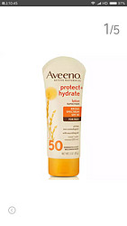 Aveeno 艾惟诺 盈润特护燕麦防晒乳 SPF50