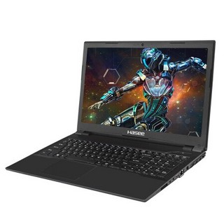 Hasee 神舟 战神 K680E-G4E4 15.6英寸游戏笔记本电脑（G5400、8GB、1TB 256GB、 GTX1050Ti 4G）