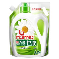 妈妈壹选 天然洗衣皂液 3.2kg *4件