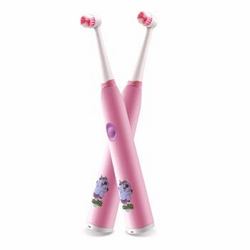 格朗GL 儿童电动牙刷宝宝声波充电式幼儿电动牙刷小孩软毛刷头防水YS-2粉