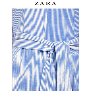 ZARA 04437099400 女士连衣裙 M 蓝色 