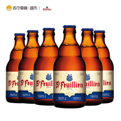 St-Feuillien 圣佛洋 三料啤酒 330ml*6瓶 *2件
