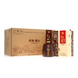 红星 白酒 二锅头 百年酒 浓香型 43度 500ml*6瓶 整箱装