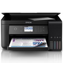 爱普生（EPSON）L6168墨仓式精英款 彩色无线多功能一体机（打印 复印 扫描 wifi 有线 自动双面）